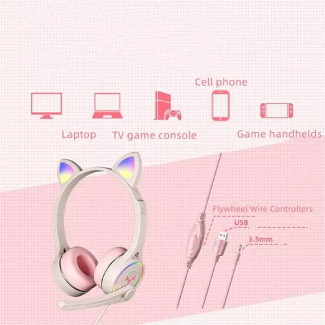 Diadema De Gato Alámbrica